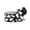 Celebrate It; 1.5" x 10yd. Glow-in-the-Dark Ghosts Wired Pongee Ribbon by Celebrate It®; Category:Halloween Ribbon; Image:2